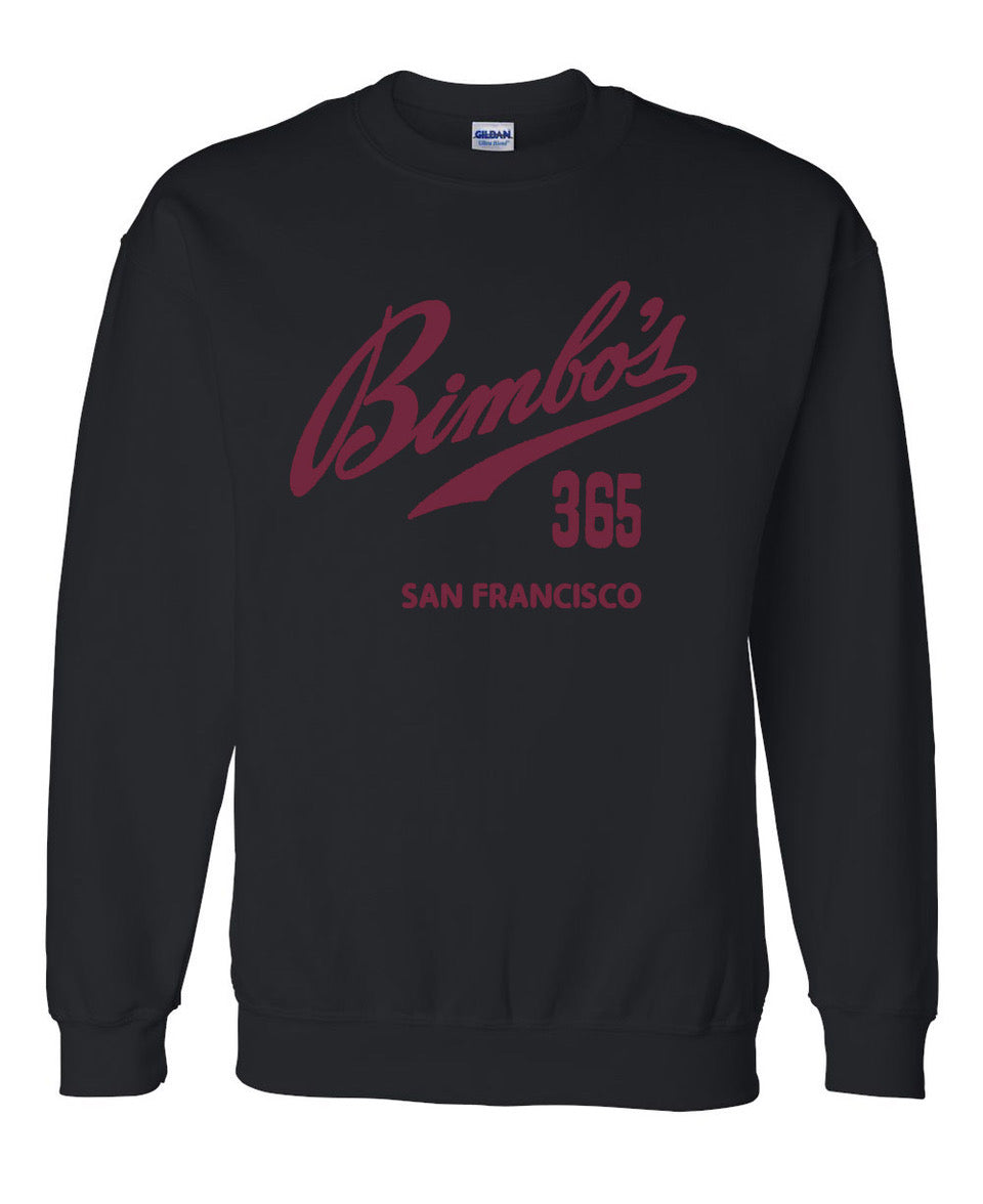 Team Bimbo's 365 - Black Crew Neck Sweatshirt