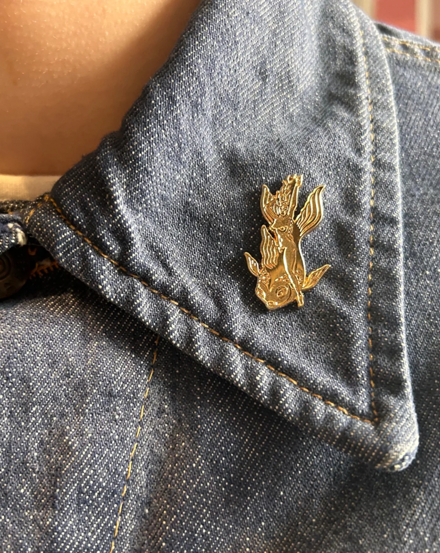 Dolphina Enamel Pin